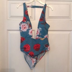 Floral one piece